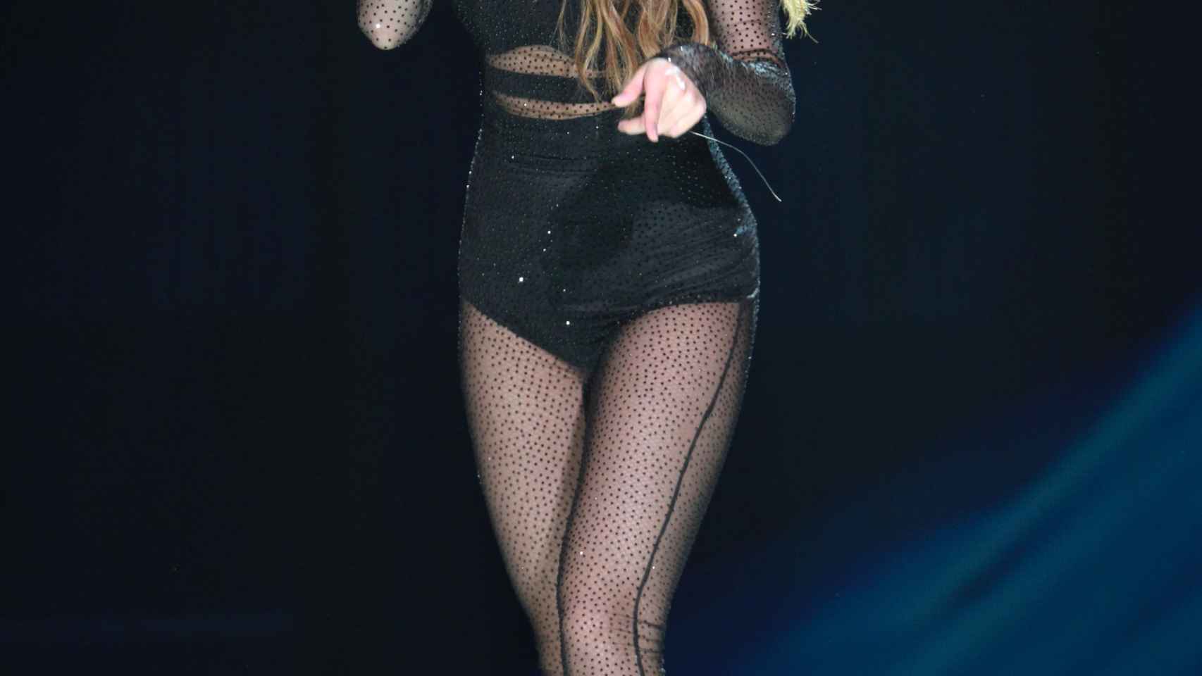 La cantante Selena Gómez en una de sus actuaciones