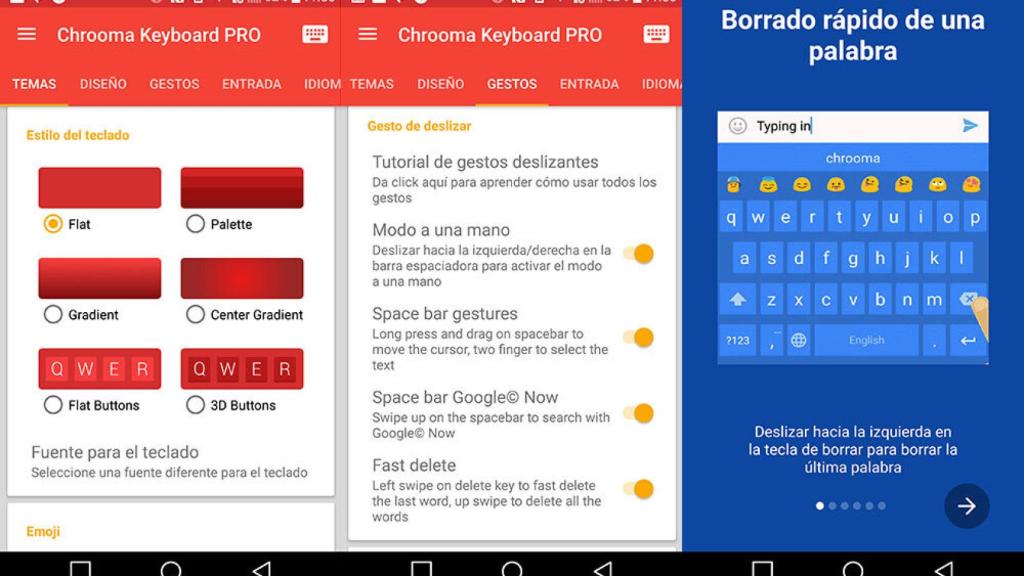 Chrooma 3.0 eleva el listón de los teclados Android con nuevos gestos y emojis