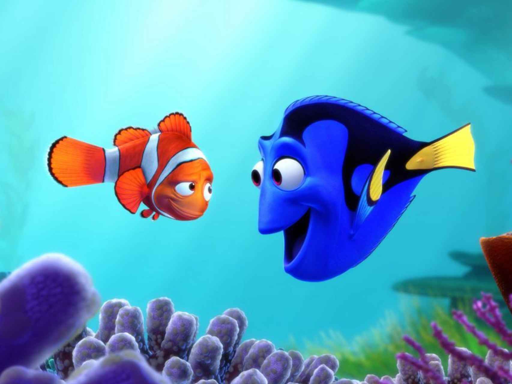 Nemo y Dory en una imagen de la película.