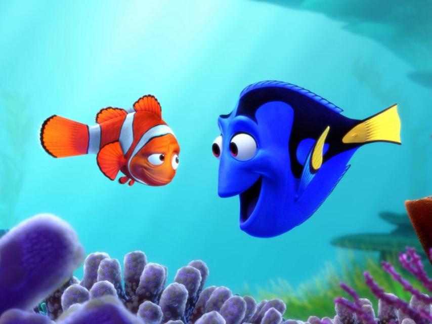 Nemo y Dory en una imagen de la película.