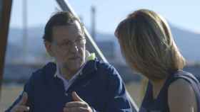 Mariano Rajoy huye de La Roja a la carrera con Susanna Griso