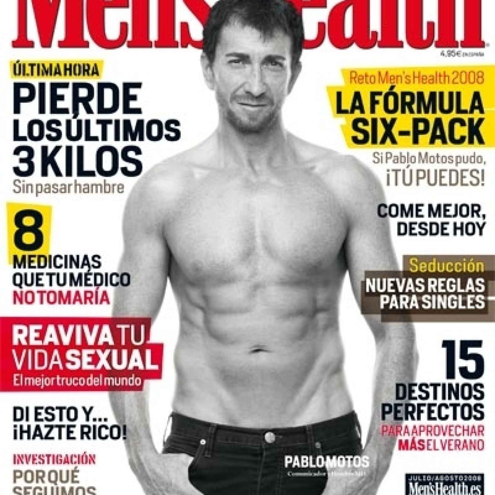 El presentador Pablo Motos fue portada de Mens Health