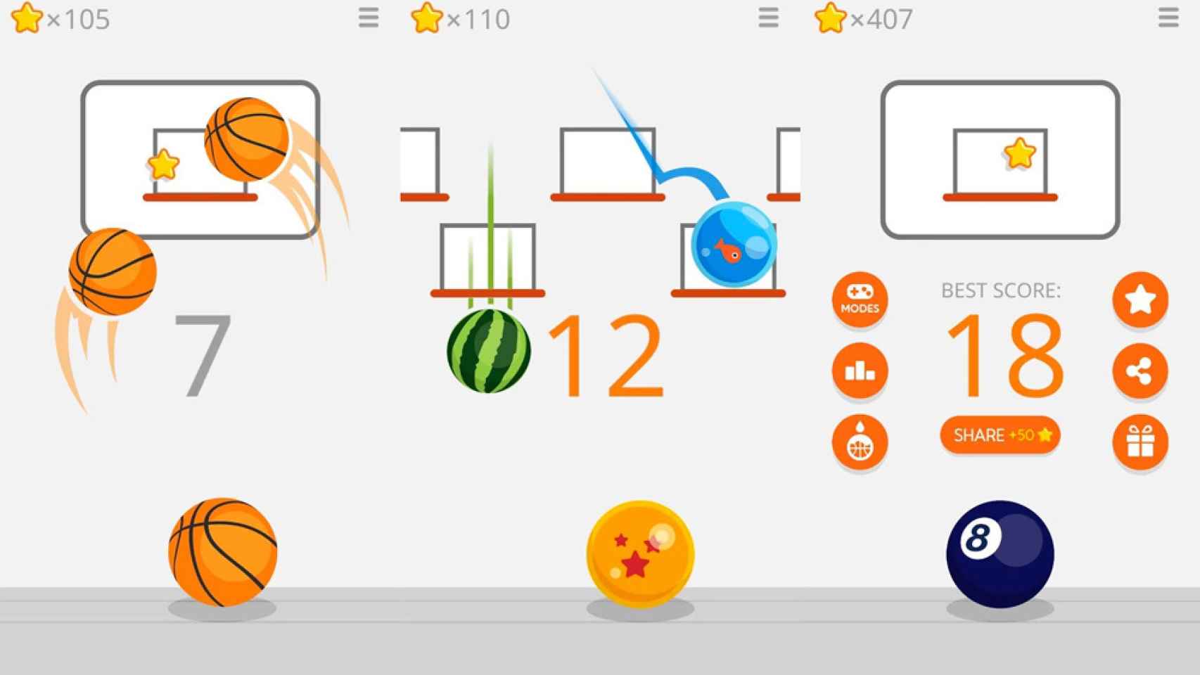 Ketchapp Basketball, el juego de baloncesto de Messenger llega a Google Play