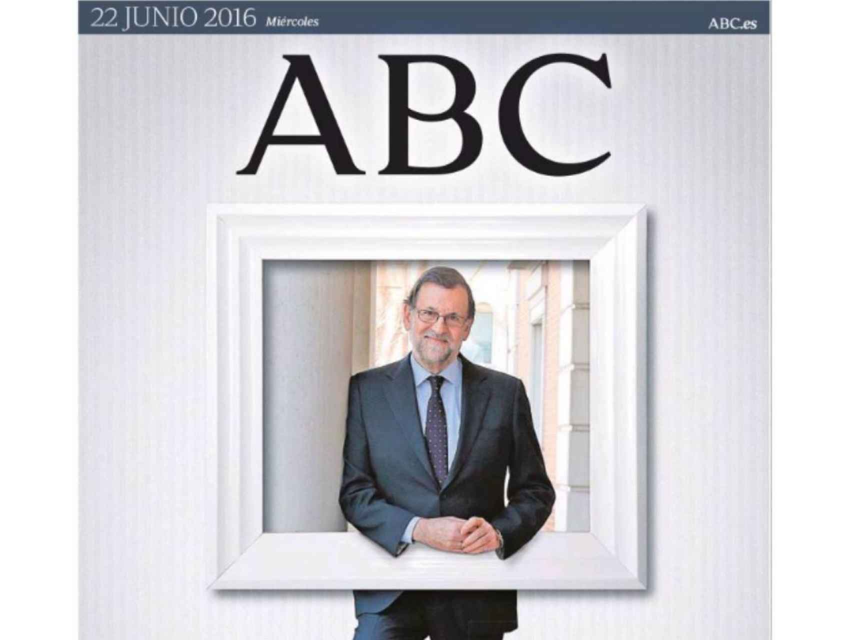 La portada de ABC del 22 de junio 2016