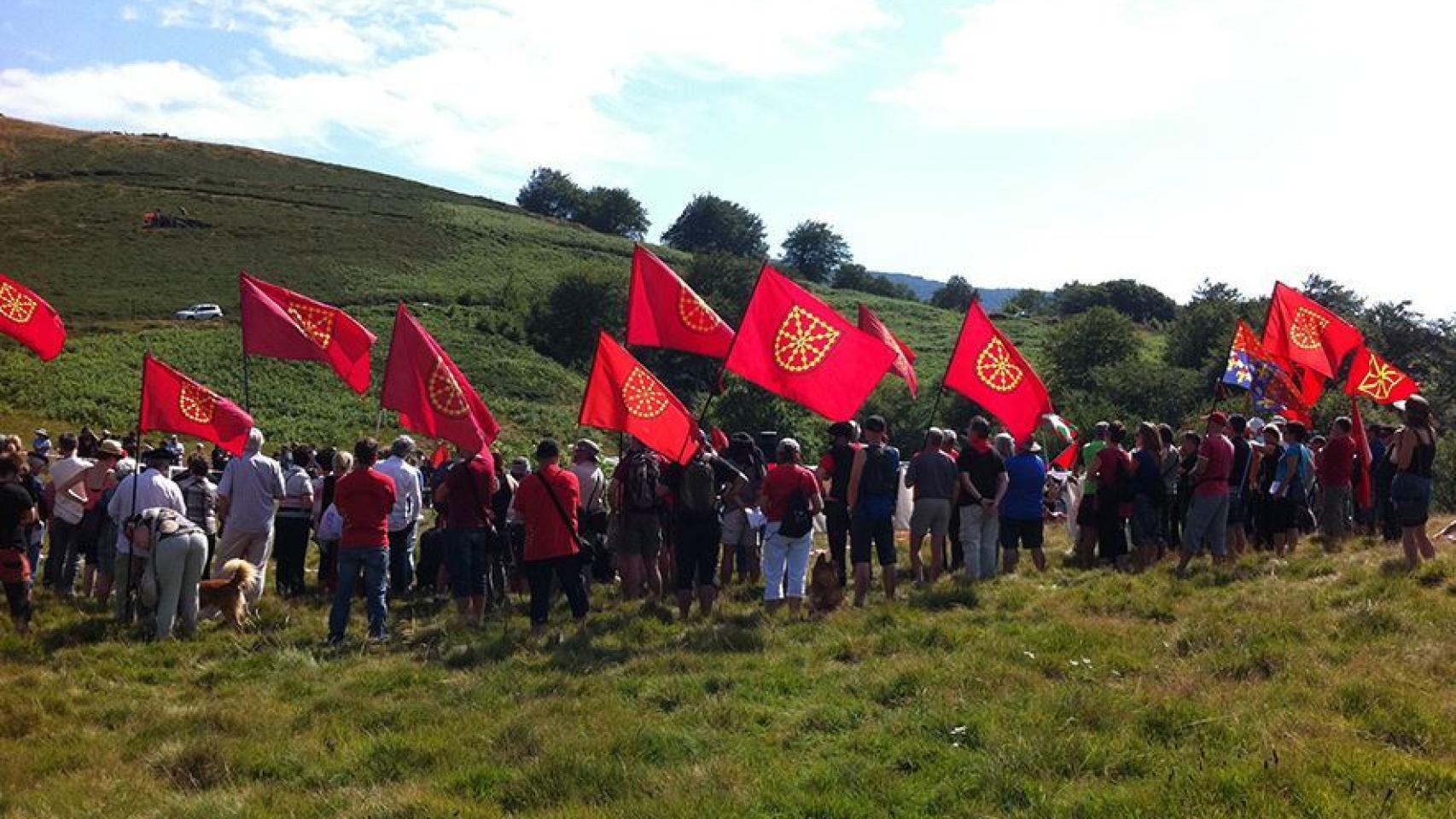 Concentración de Libertad Navarra.