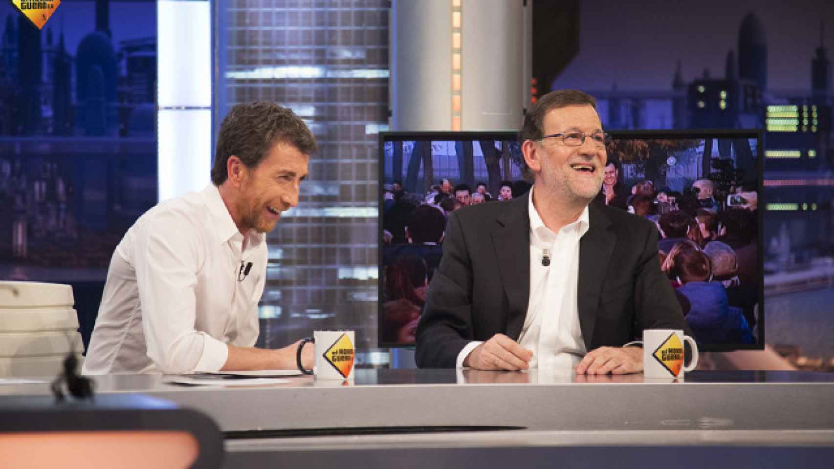 Rajoy (14,1%) consigue ganar a Sánchez y Rivera en 'El hormiguero'