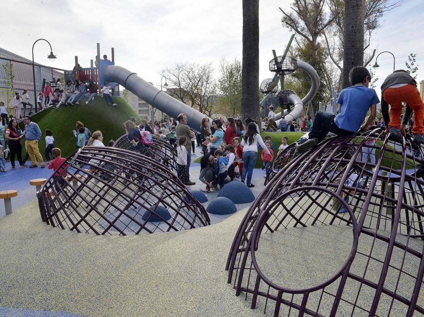 Parque Infantil del Paseo Real y La Negrita, en Antequera, considerado uno de los mejores a nivel nacional.