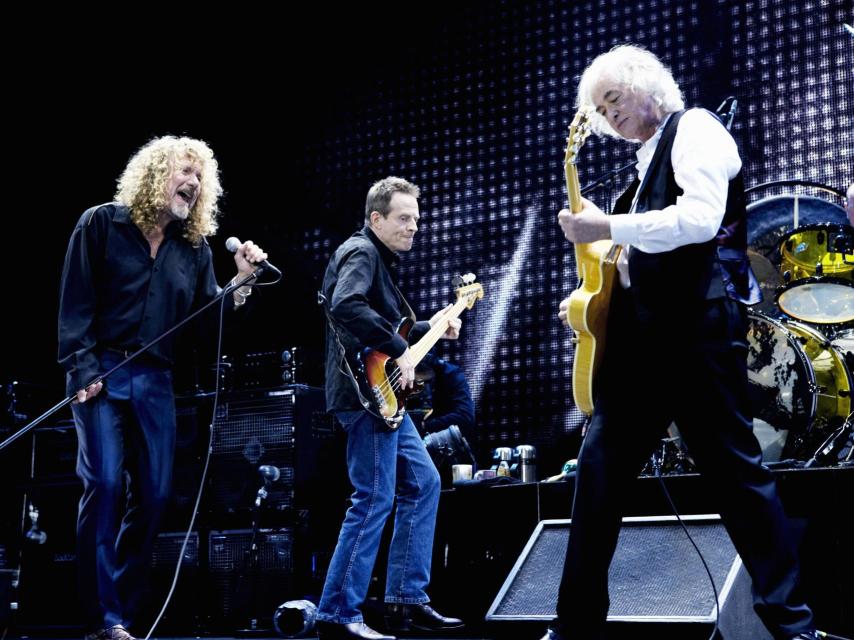 Led Zeppelin celebrando el 40 aniversario de “Physical Graffiti”.