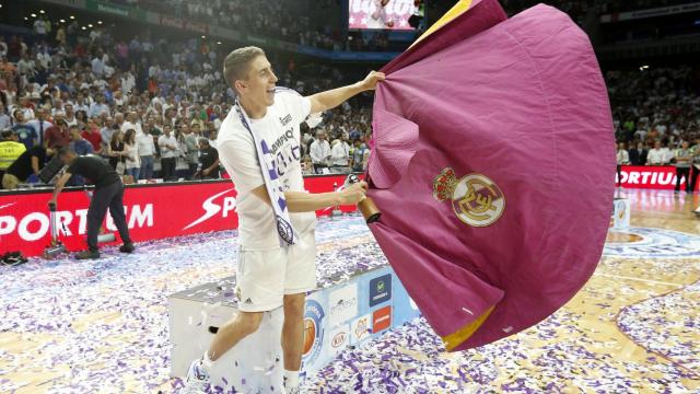 Jaycee Carroll, durante las celebraciones de la ACB.