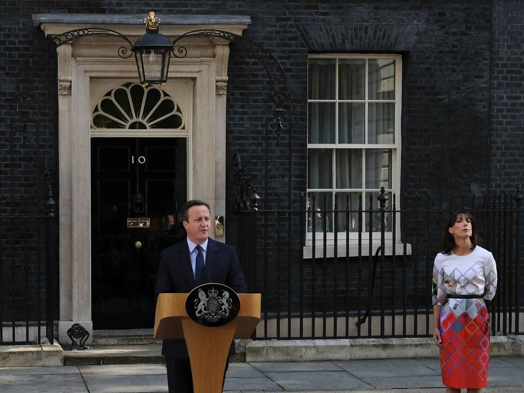 Rueda de prensa de David Cameron para anunciar su dimisión como primer ministro británico