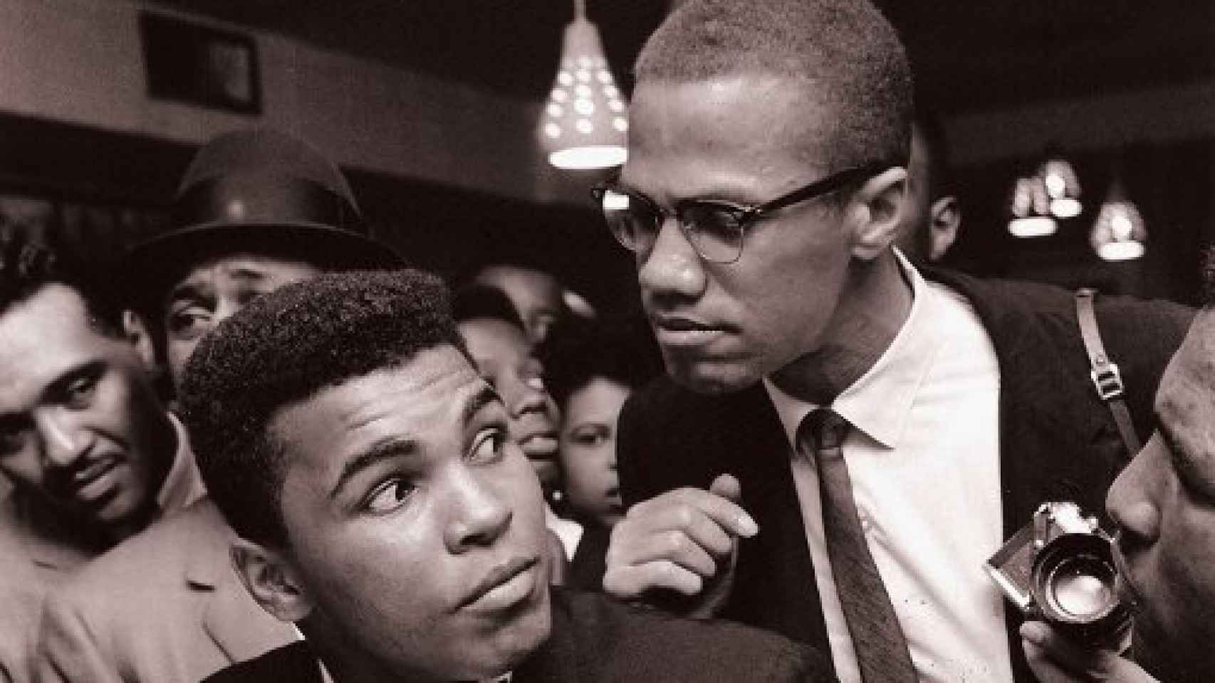 Image: Ali y Malcolm X, hermanos de sangre