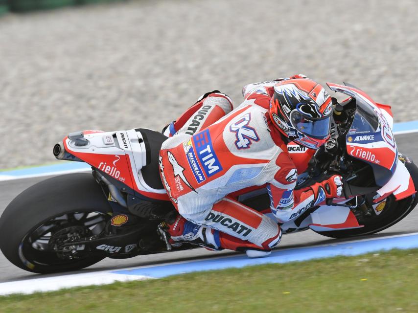 Dovizioso, en el GP de Assen.