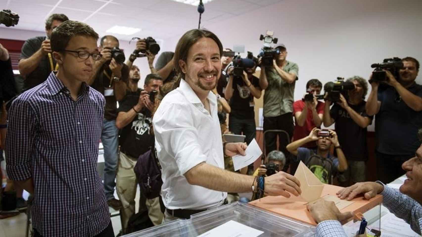 El candidato de Unidos Podemos a la presidencia del Gobierno, Pablo Iglesias/Luca Piergiovanni/EFE