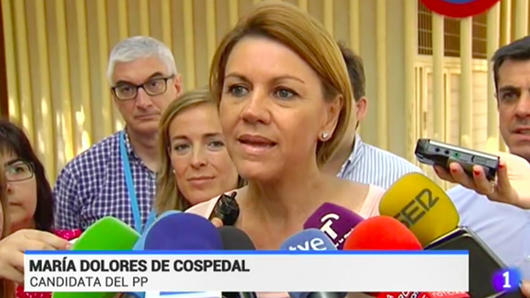 El Telediario muestra a 11 dirigentes del PP votando, 6 del PSOE y 2 de Podemos