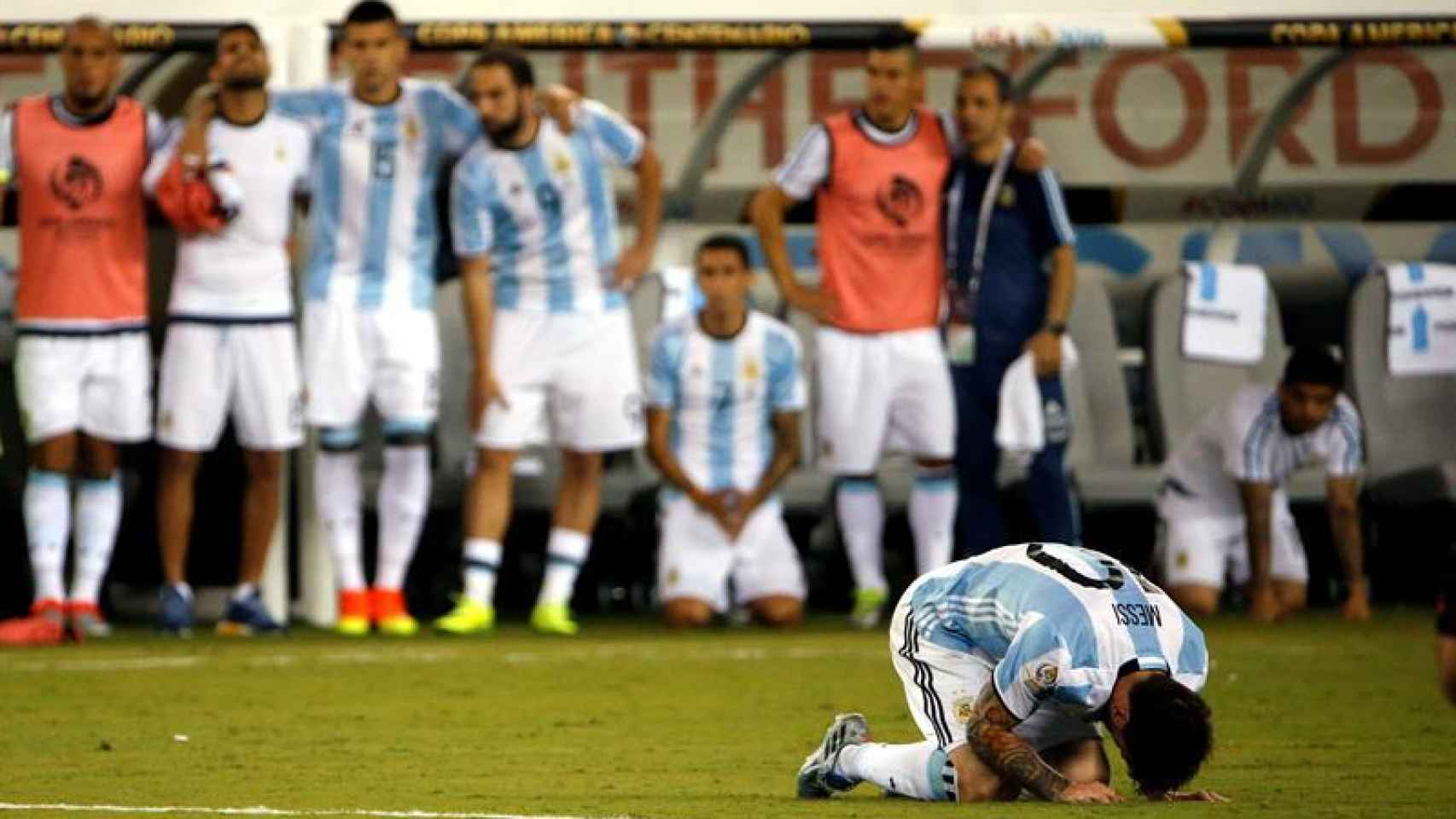 Messi falla en la tanda de penaltis y Argentina fracasa en otra final