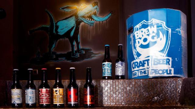 Interior del Brew Dog Bar, en Barcelona.