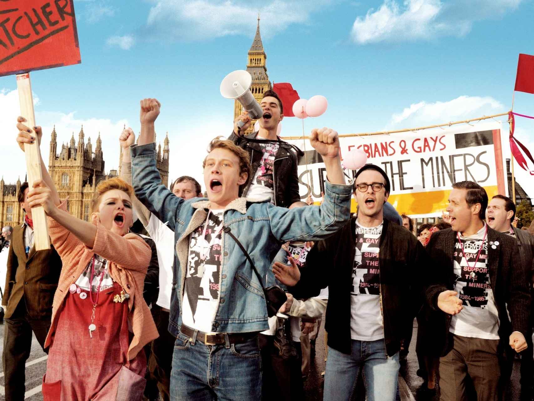 Pride, una comedia británica sobre las manifestaciones británicas de 1984.