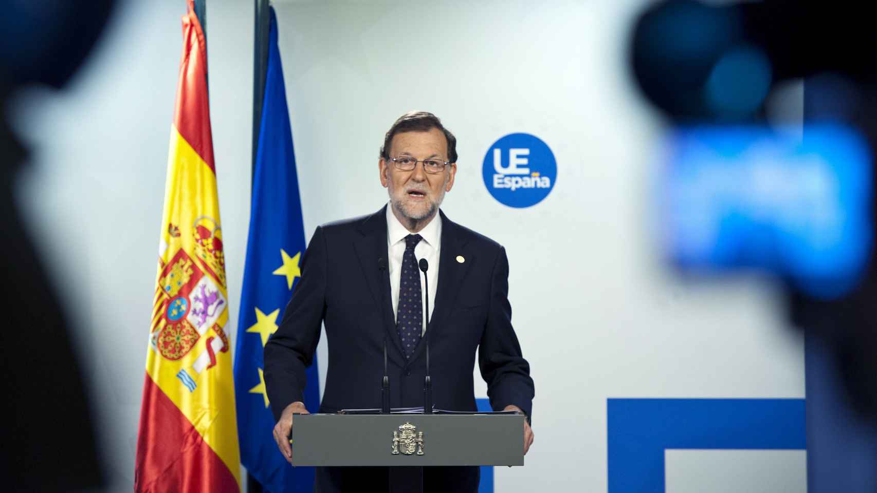 Rajoy comparece ante la prensa tras la primera reunión de la UE sin Reino Unido
