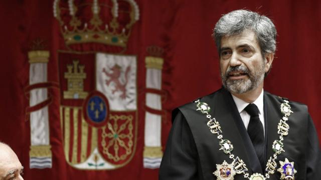 Carlos Lesmes, en un acto solemne en el Consejo General del Poder Judicial