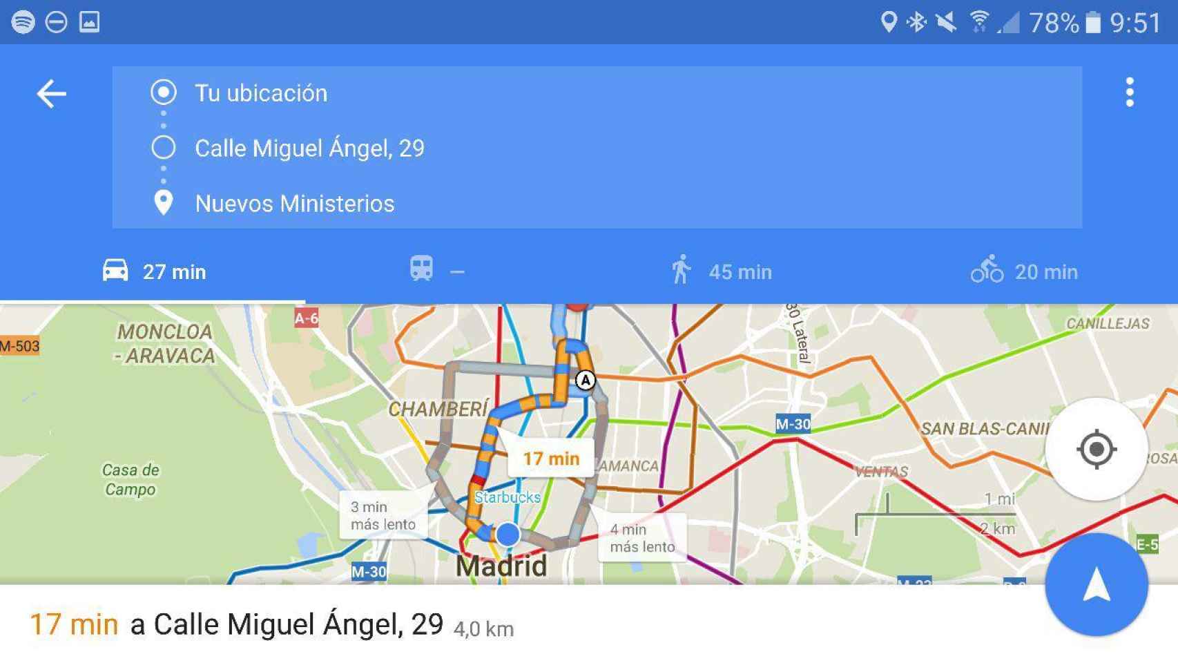 Google Maps añade varios destinos en la planificación de rutas