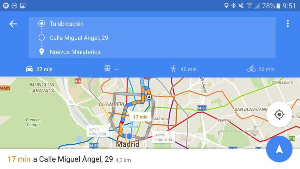 Google Maps añade varios destinos en la planificación de rutas
