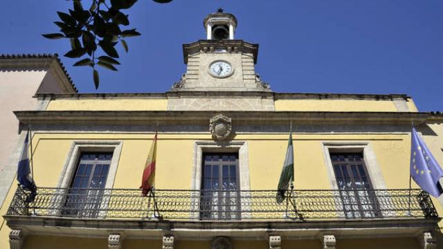 Fachada del Ayuntamiento de Jerez.