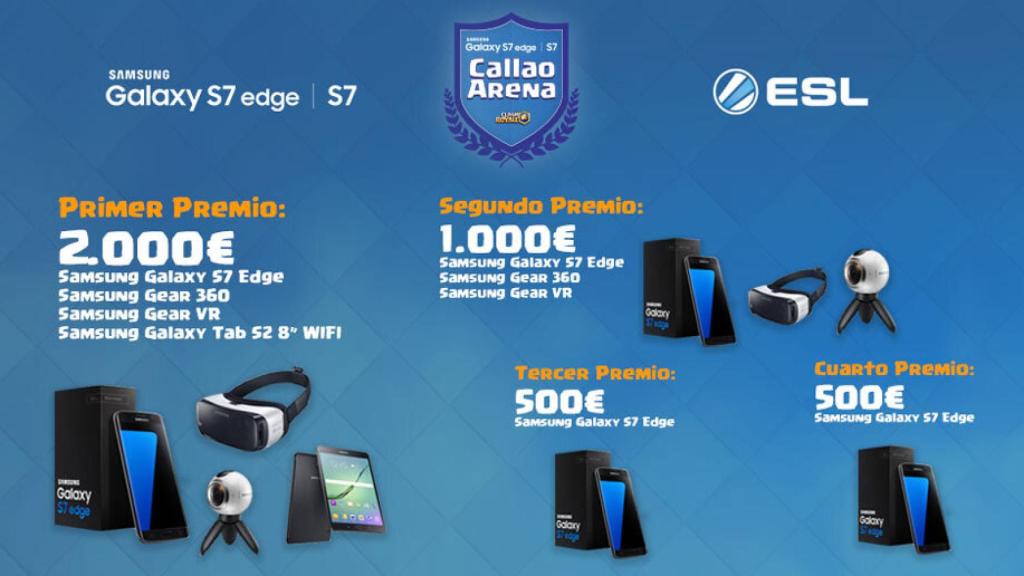 Gana premios Samsung Galaxy jugando al Clash Royale