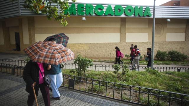 Exterior de un supermercado de Mercadona.