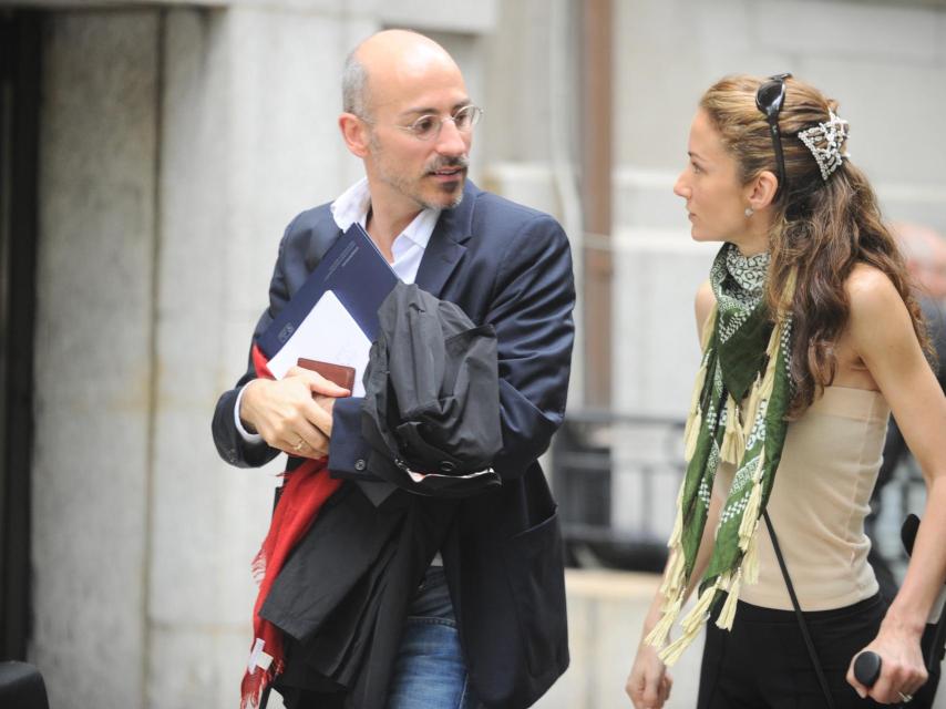 La pareja dando un paseo por las calles de Nueva York