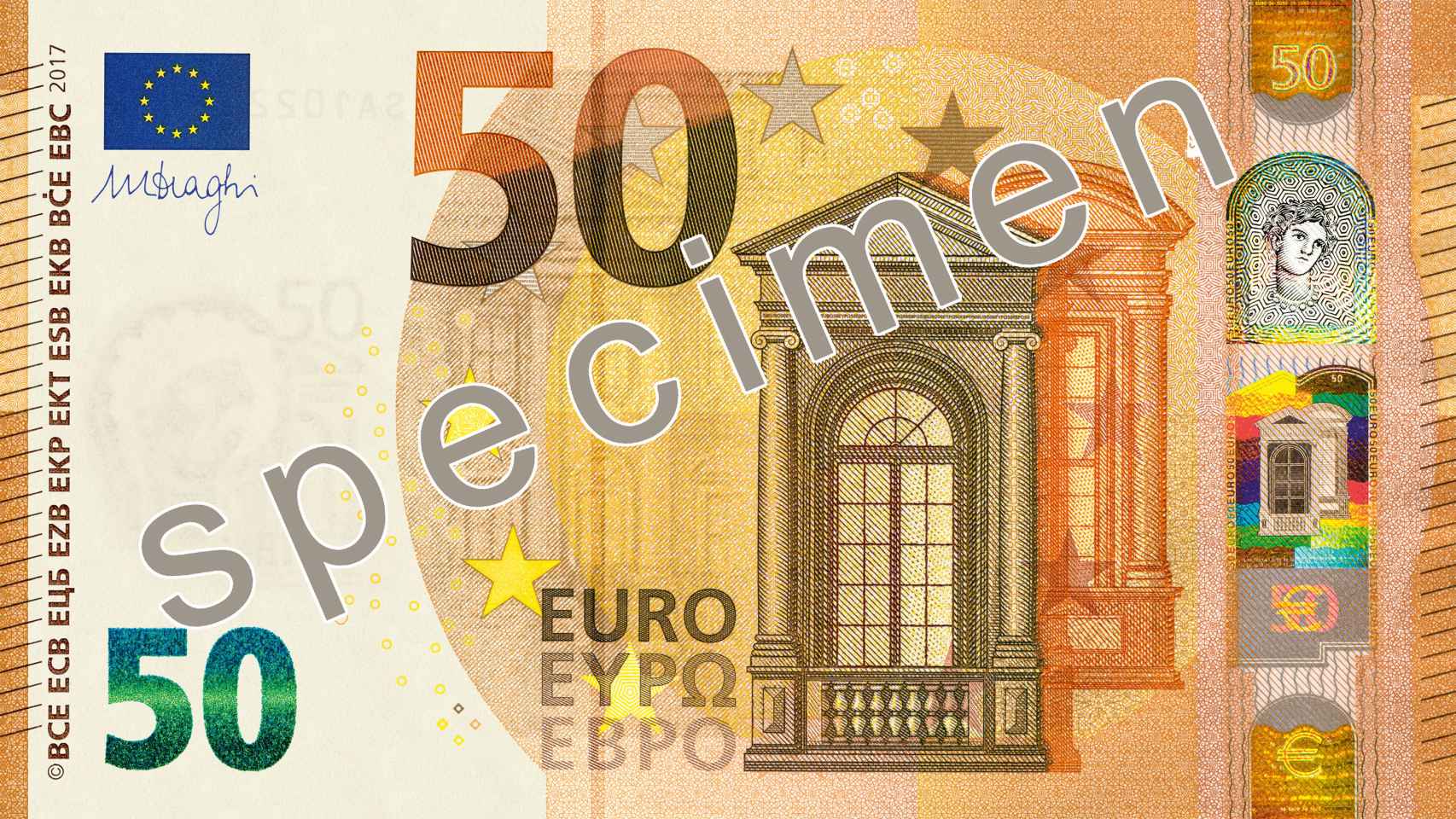 Nuevo billete de 50 euros.
