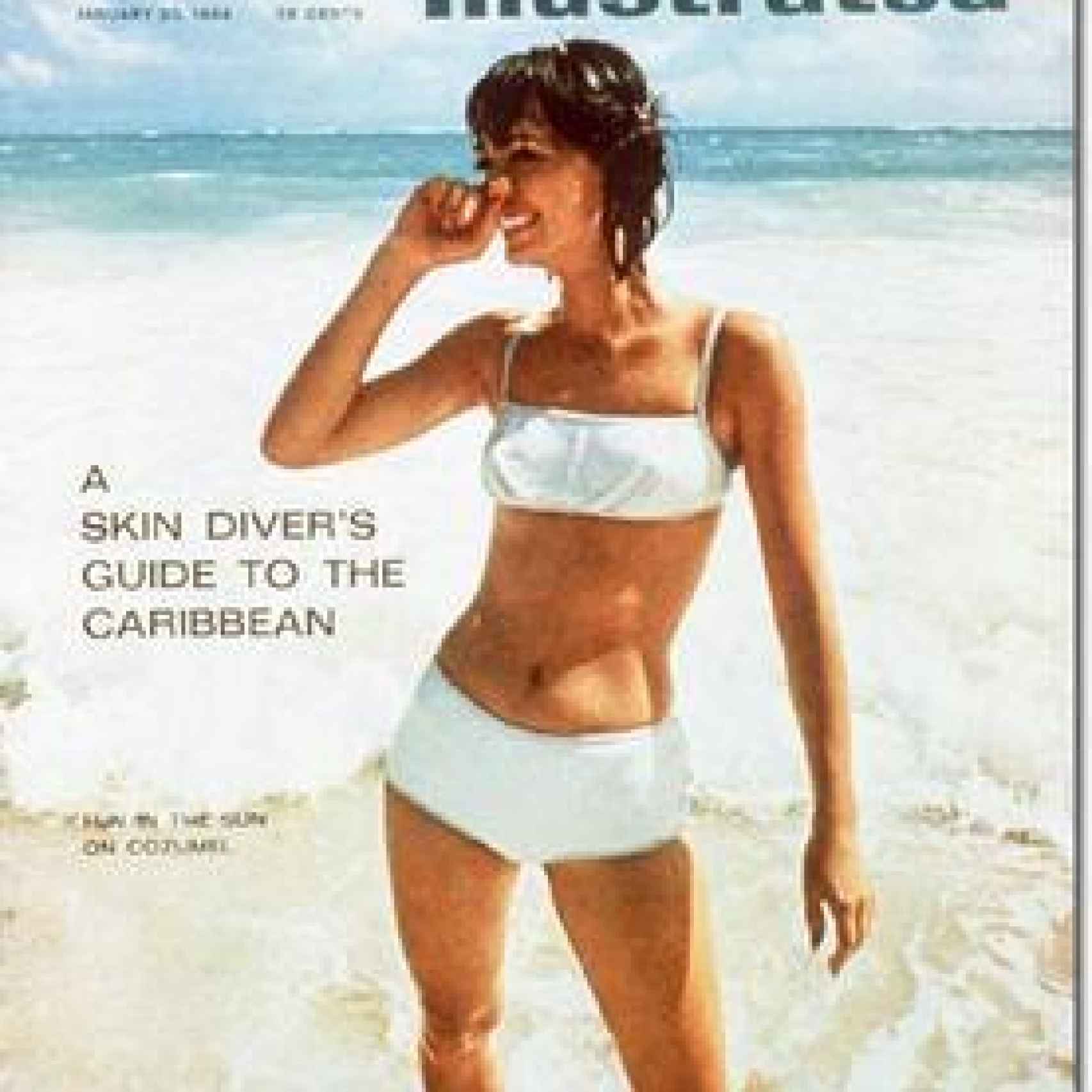 Primera portada de la revista Sports Illustrated en la que apareció una modelo en bikini.