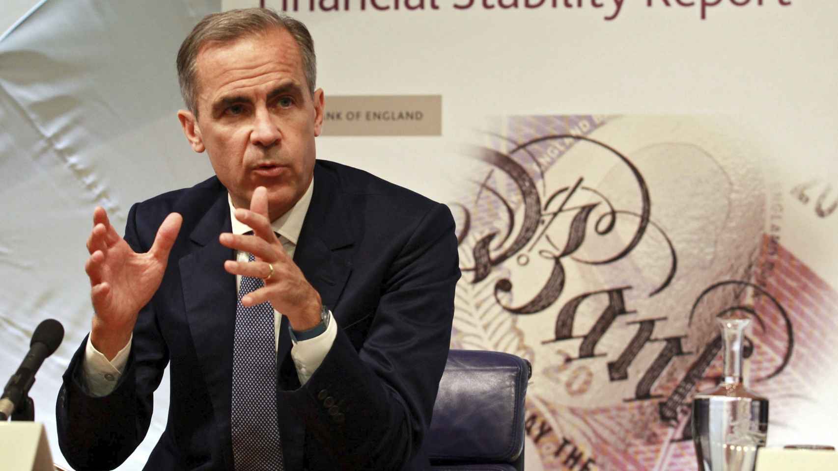 Mark Carney, gobernador del Banco de Inglaterra.