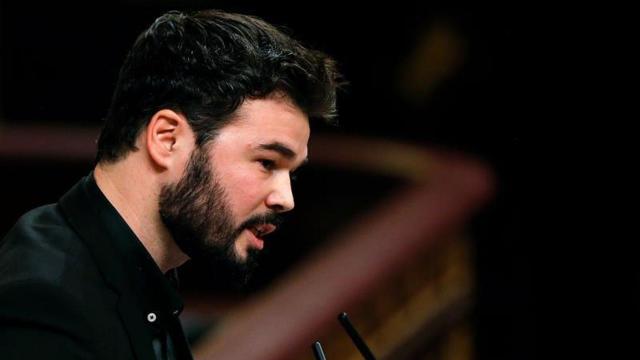 El portavoz de ERC en el Congreso, Gabriel Rufián