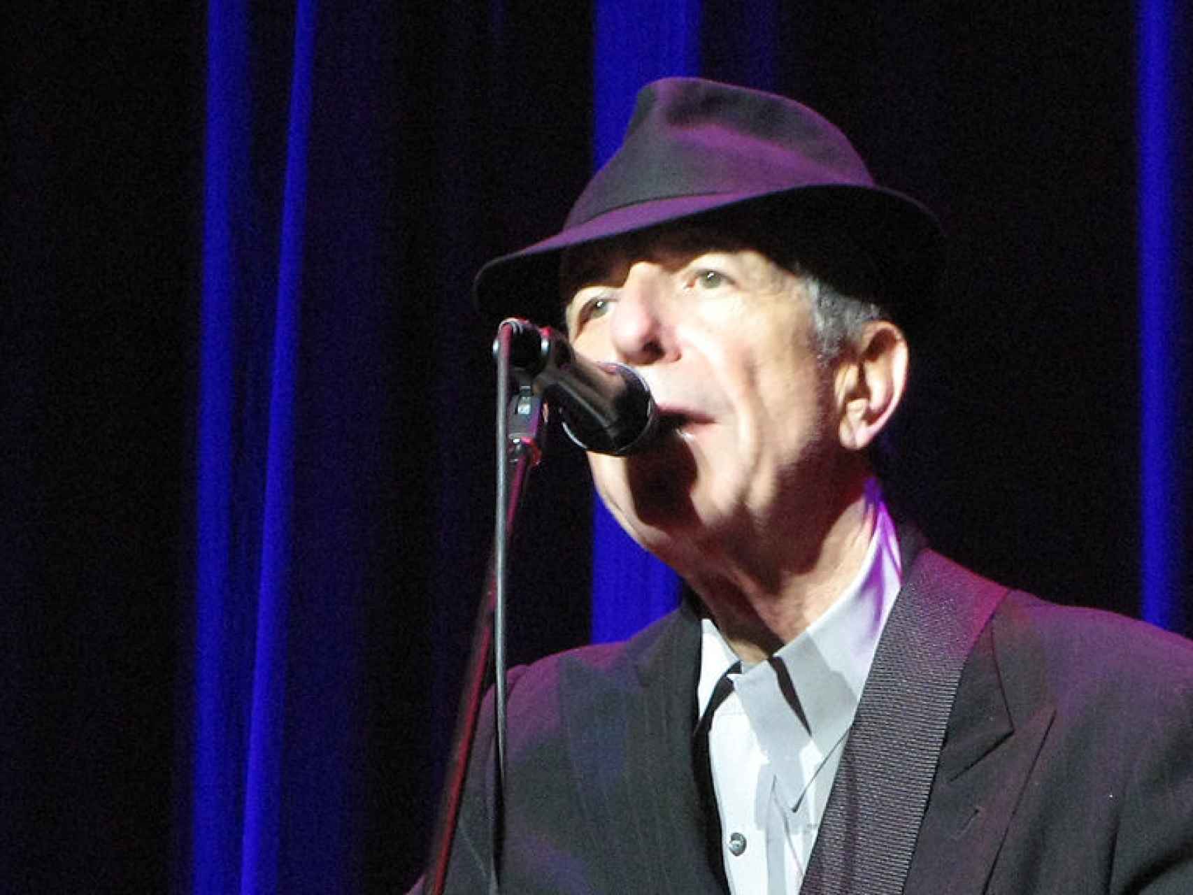 Leonard Cohen en 2008.