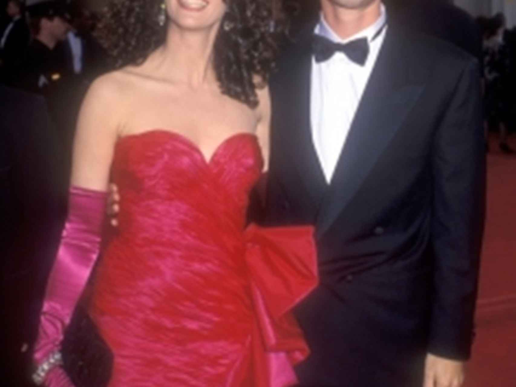 Hanks y su primera esposa Samantha Lewes