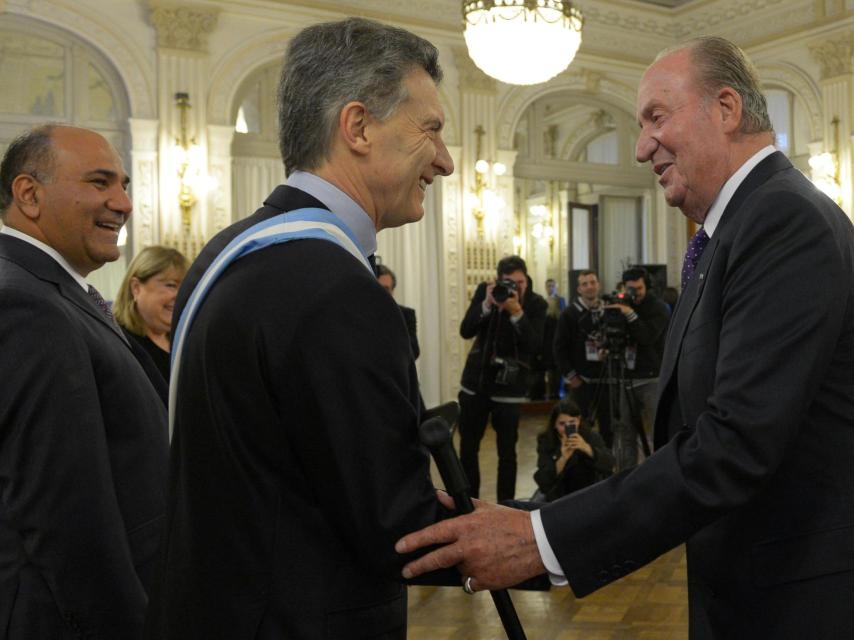 Don Juan Carlos, el “querido Rey” de Macri en la celebración de la independencia argentina