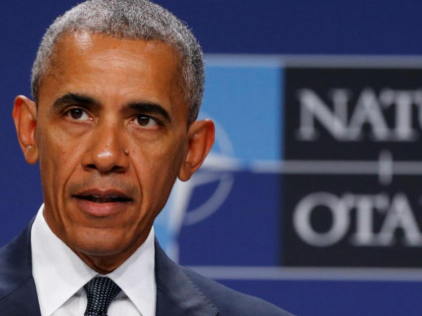 Barack Obama durante la cumbre de la OTAN en Varsovia.