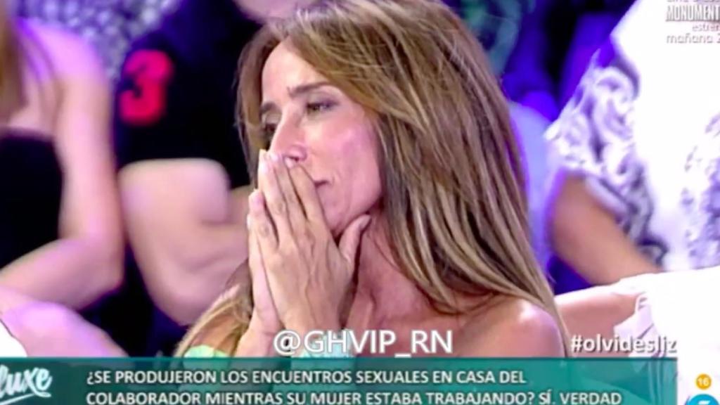 El lapsus de María Patiño en 'Deluxe': desvela sin querer el amante de Hormigos