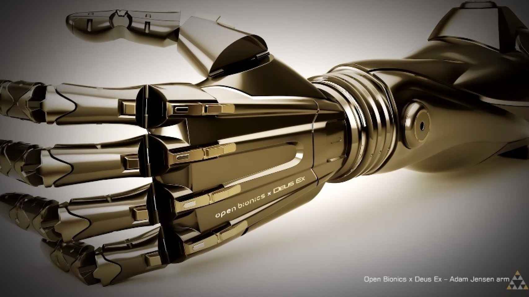 Open Bionic x Deus Ex, brazo biónico real de Adam Jensen