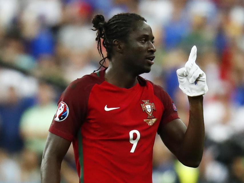 Éder celebra el gol de la victoria.