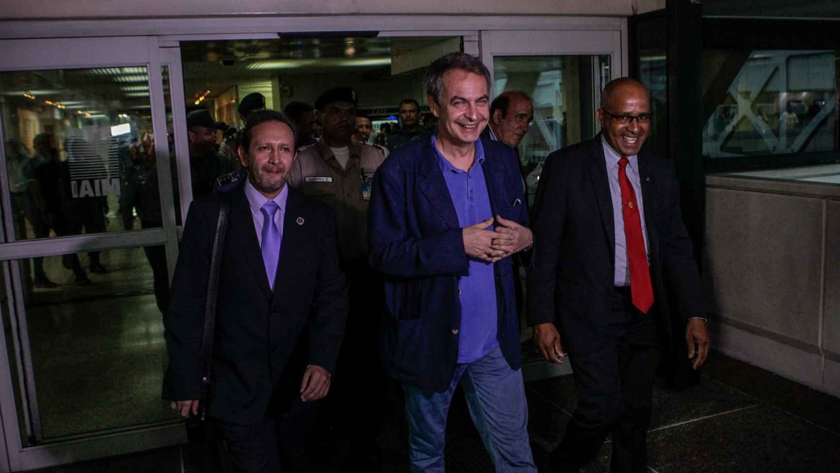 Rodríguez Zapatero llegó a Caracas el pasado viernes para continuar con su labor de mediador.