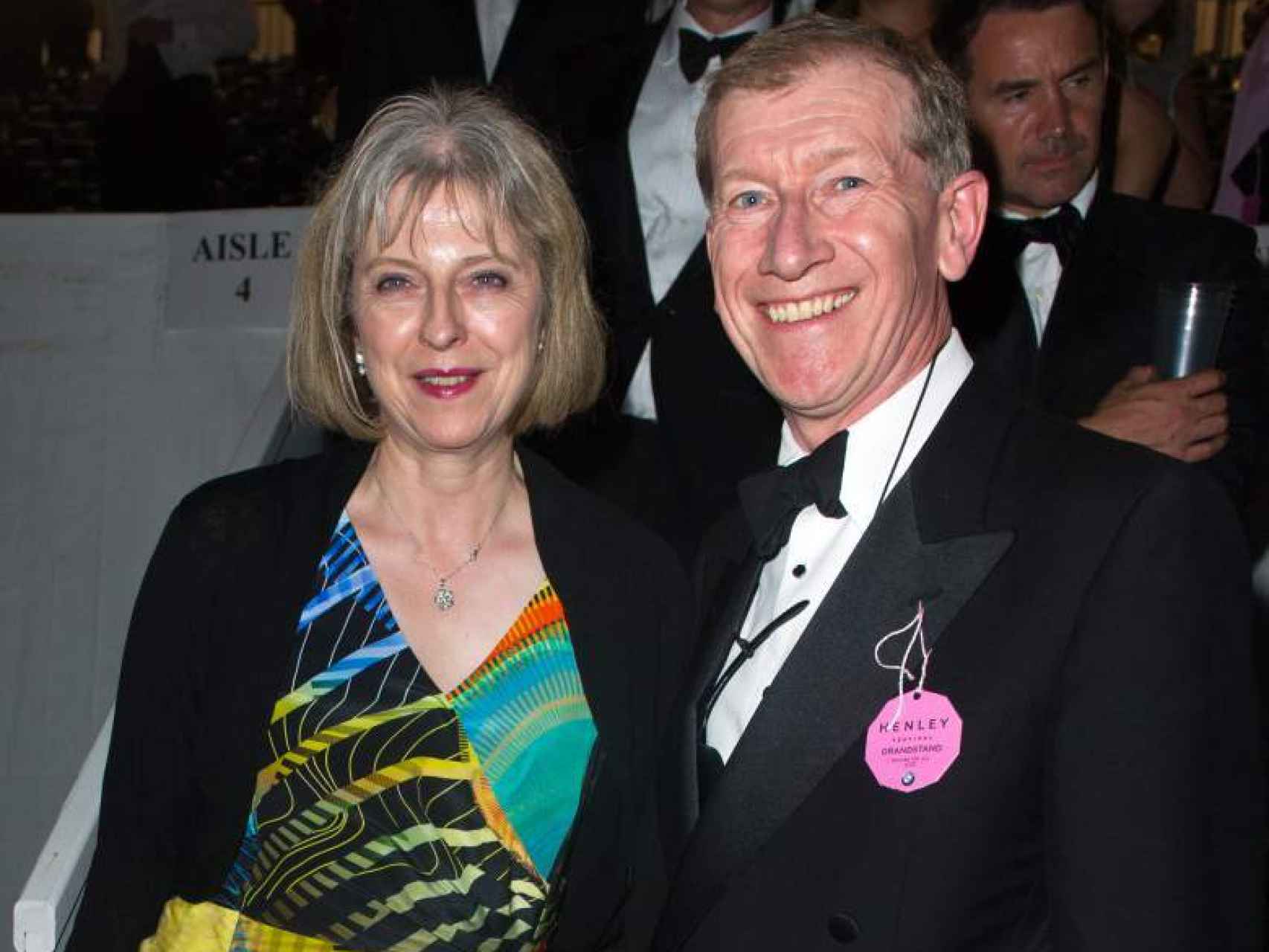 La Priemra Ministra británica y su esposo en 2013 en Reino Unido