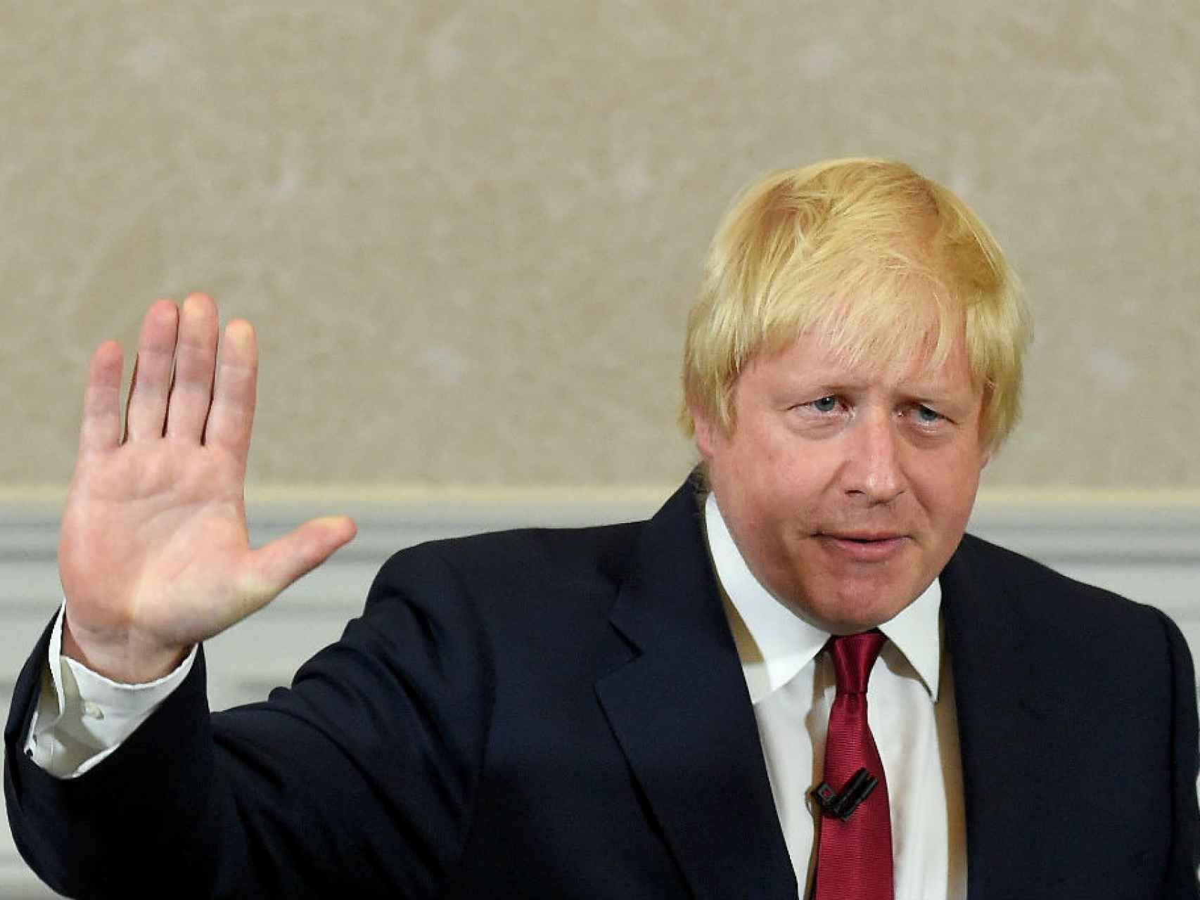 Boris Johnson renunció a luchar por el liderazgo del partido tory.