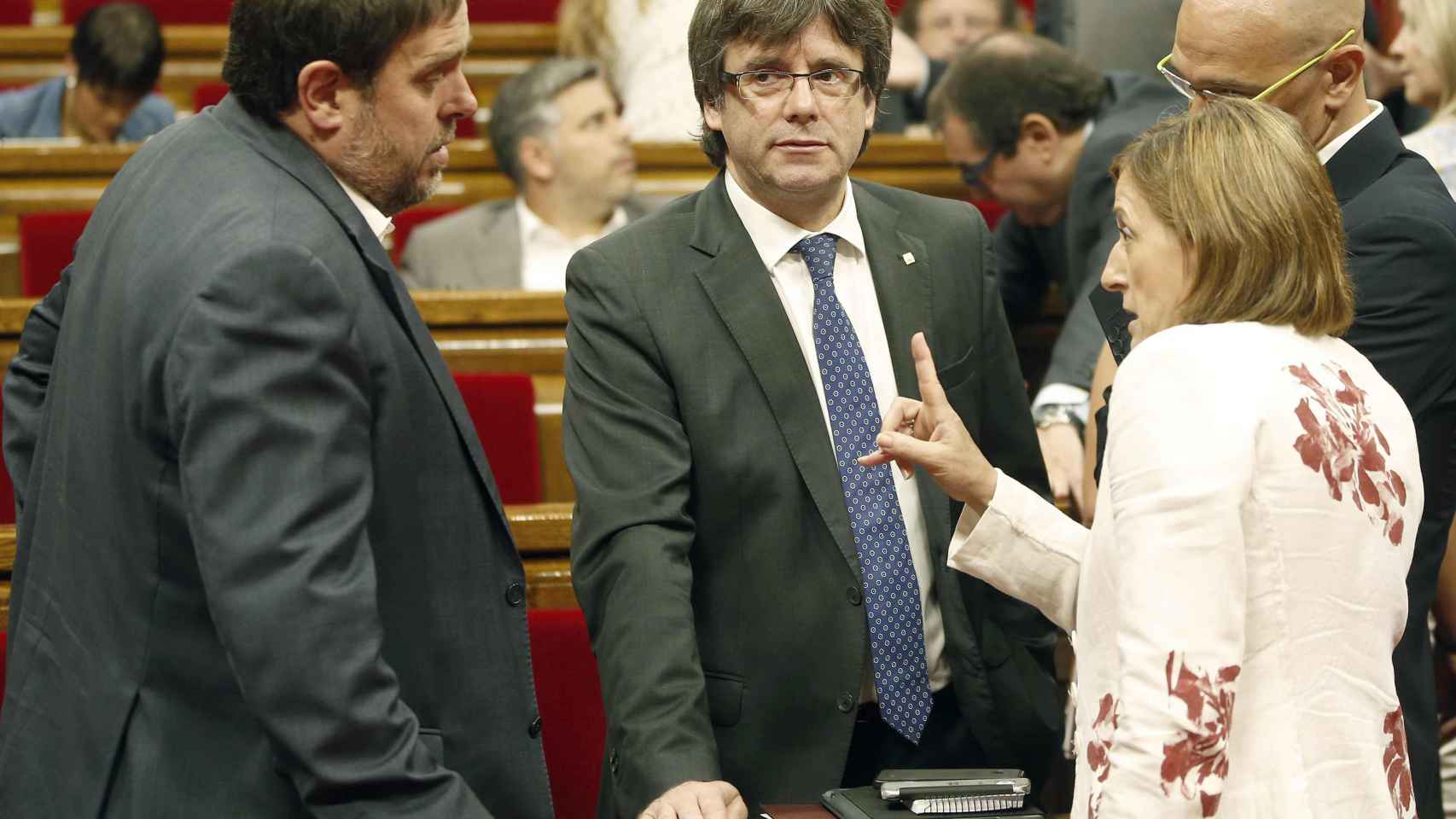 Sesión de control al Govern en el Parlamento catalán.