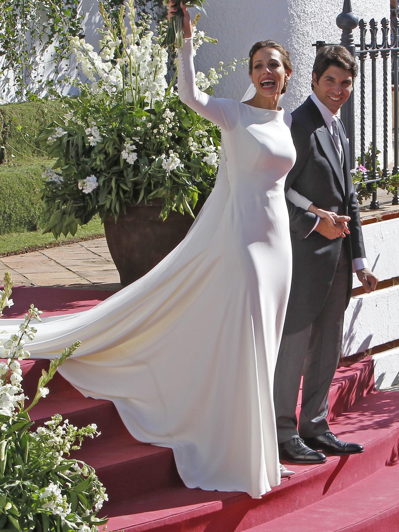El vestido de la boda de Eva González, de Pronovias.