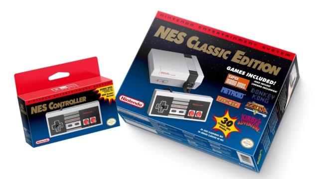 nes mini classic 2016 nintendo