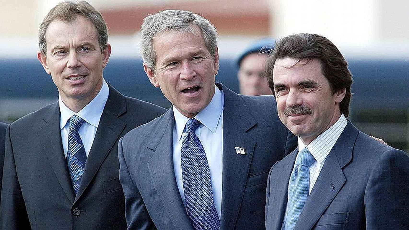 Blair, Bush y Aznar, reunidos en las Azores/EFE Archivos