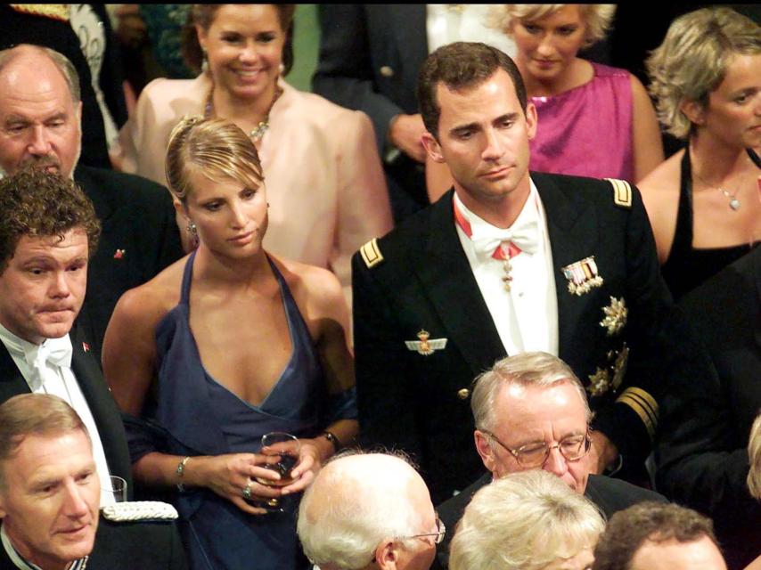 Eva Sanum y Felipe VI cuando eran pareja