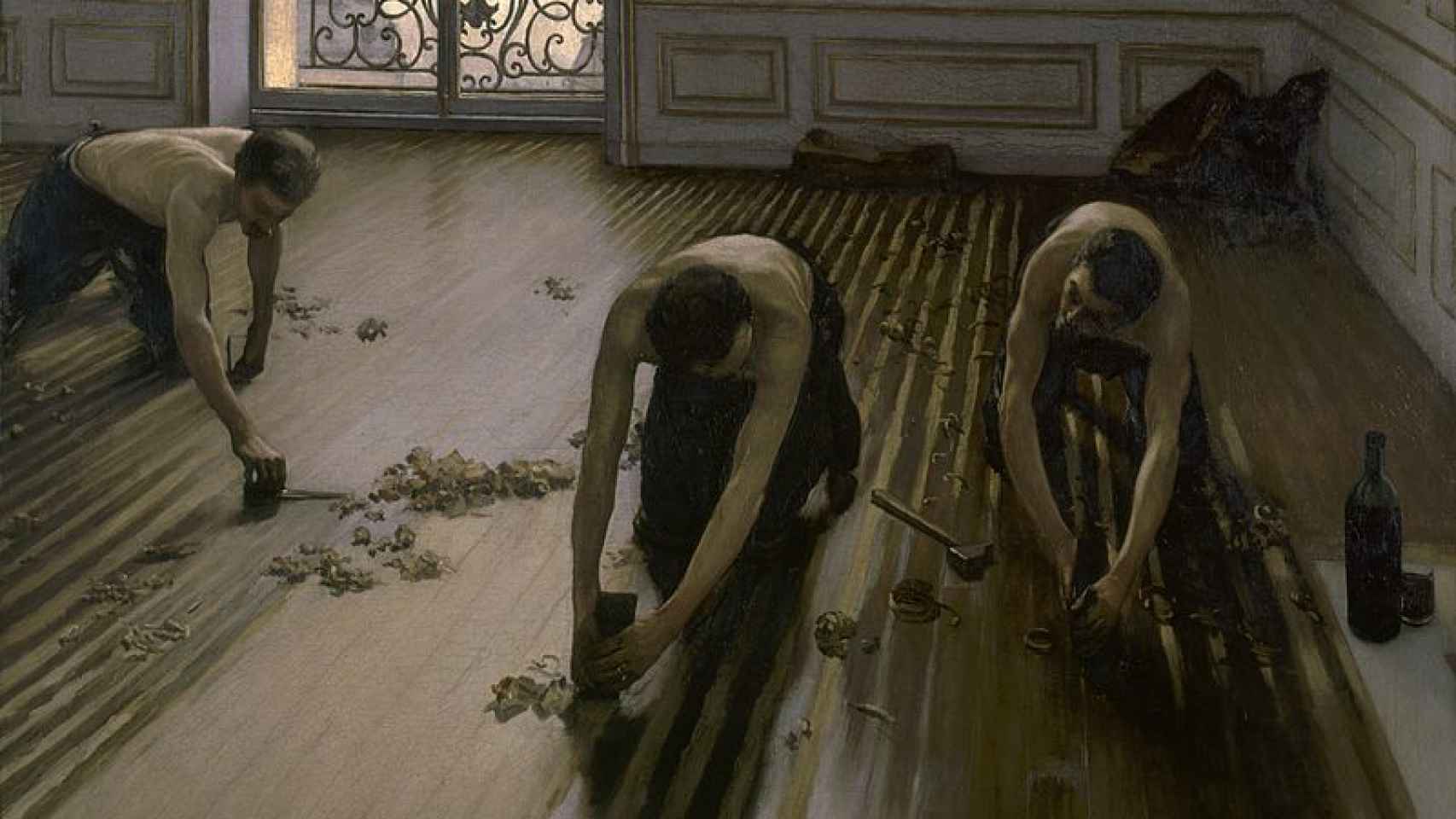 Los acuchilladores, en el Museo d'Orsay. La obra del Thyssen es un boceto.