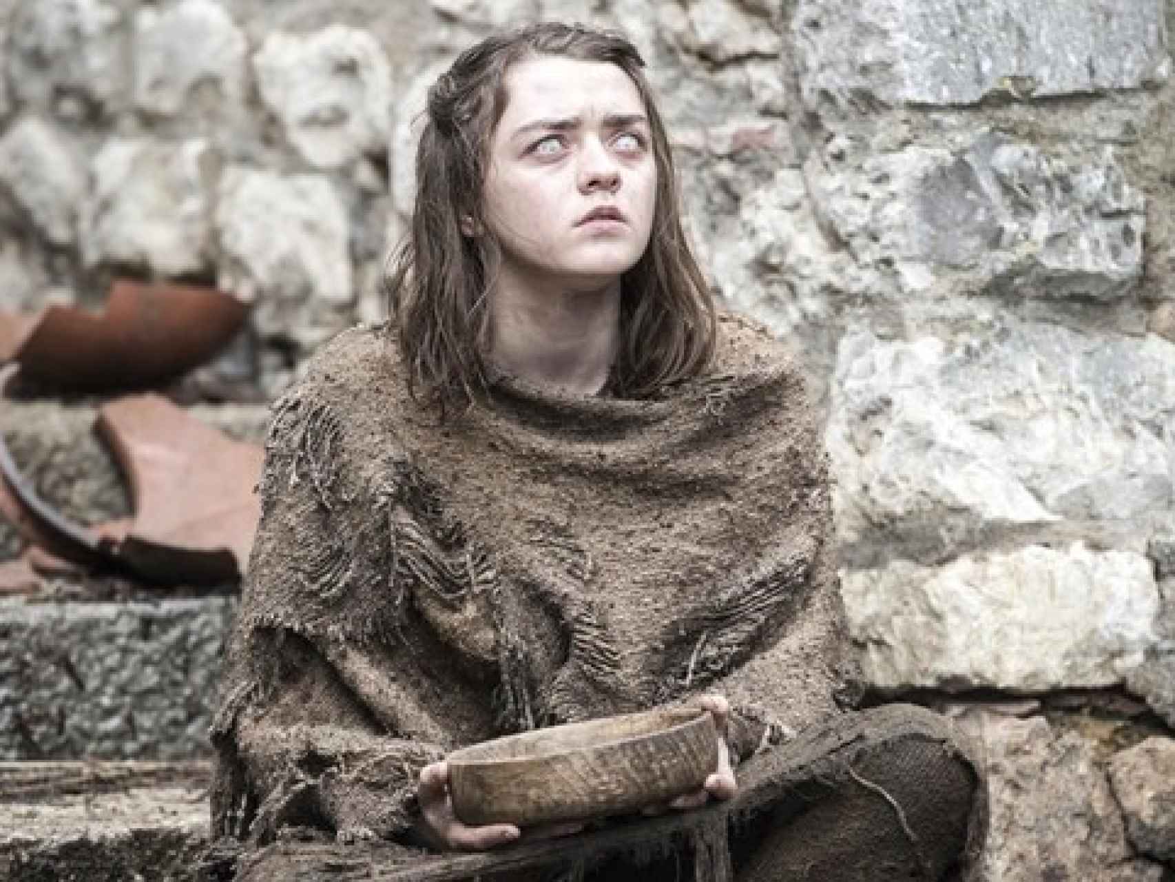 Arya Stark en la sexta temporada.